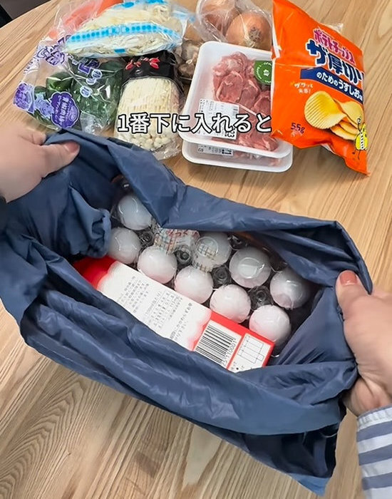 卵を割らずに持ち帰るには？　袋詰めの意外な正解に「知らなかった」「やってみる」