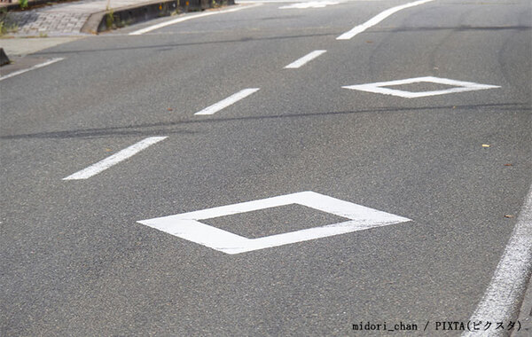 「正直、知らなかった」「さすがに常識だろ」　道路に描かれた『ダイヤ』の意味は？