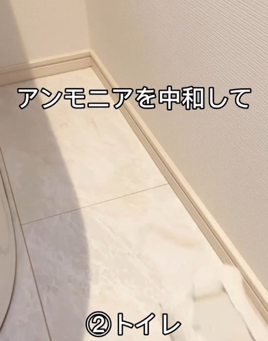 水拭きしても取れなかった床汚れが？　ウタマロを使ったら「劇的に違う！」