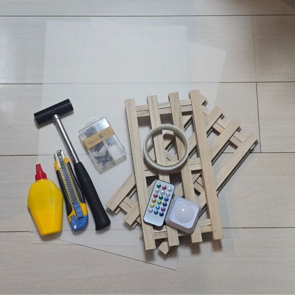 材料はすべて１００均！　手作り照明のクオリティに「想像以上」「映えすぎ」