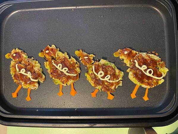 「すべてのスキルを使ってできた賜物」　お好み焼き、まさかのビジュアルが？