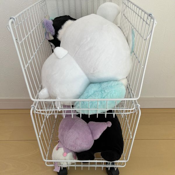 「５分で収納ラック」　ワイヤーかごの使い方に「これは助かる」「もっと早く知りたかった」