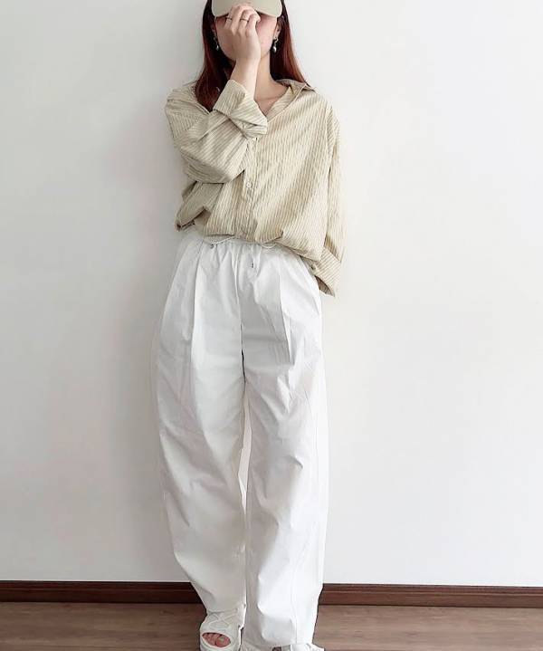 「体型カバーがすごい」「色違いで欲しい」　絶賛の声が集まった、GUの『ゆったりパンツ』がこちら