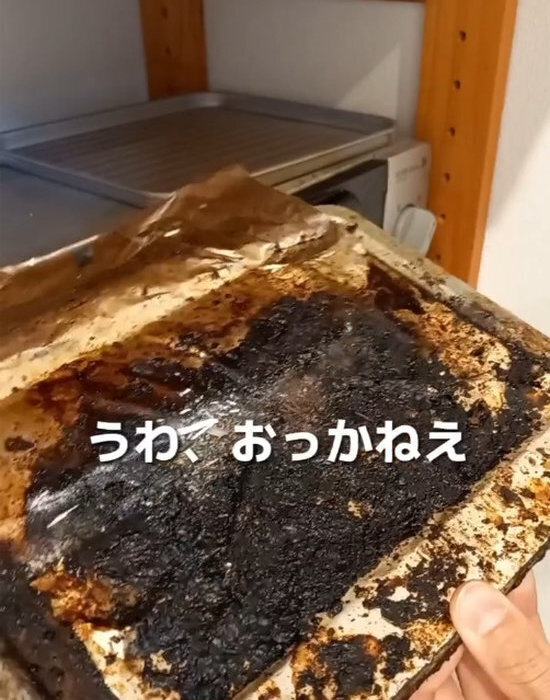 ７年物の焦げ付きトースターが『３０秒』で？　復活術に「マジかよ」「すごい」