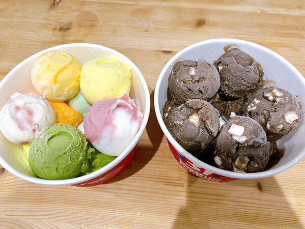 夫と一緒にサーティワンを買った結果…　まさかの『違い』に「めっちゃ分かる」「これぞ真の食べ方」