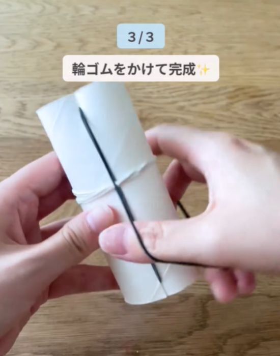 トイレットペーパーの芯を差し込むと…　排水口の奥で起きたことに「これは助かる」「発想が天才」