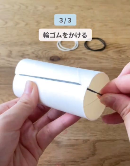 トイレットペーパーの芯を差し込むと…　排水口の奥で起きたことに「これは助かる」「発想が天才」