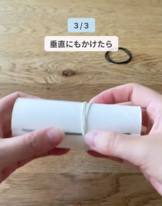 トイレットペーパーの芯を差し込むと…　排水口の奥で起きたことに「これは助かる」「発想が天才」