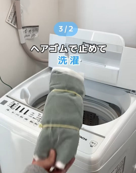 ネットに入れた服は丸めてみて！　試した結果に「これすごい」「やってみる」