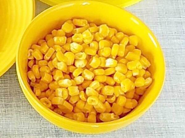 黄色のスプーンとフォークを使って？　男性の『朝食セット』に思わず二度見