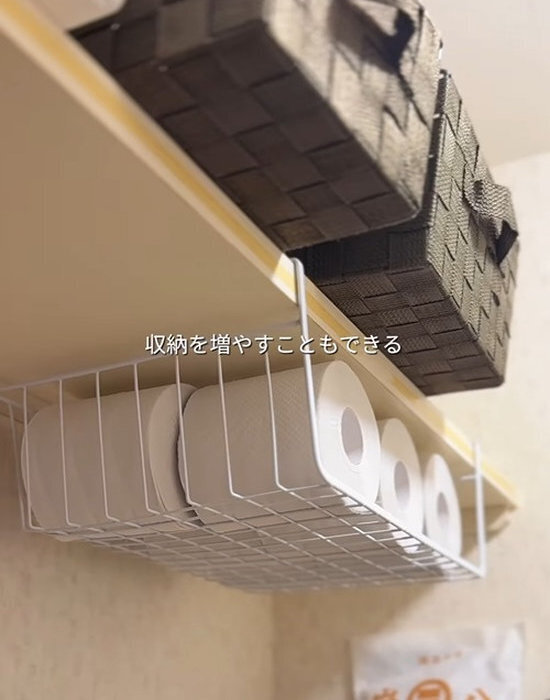１００均の『吊り下げバスケット』が万能　使える場所の多さに「すごすぎ」「真似したい」