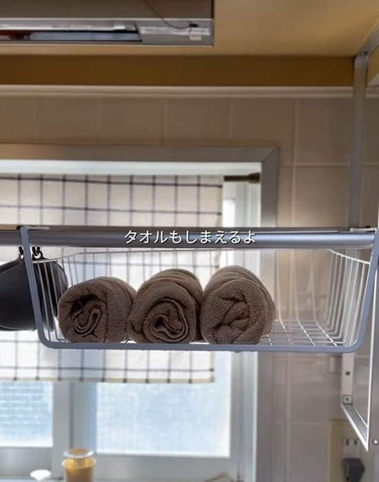 １００均の『吊り下げバスケット』が万能　使える場所の多さに「すごすぎ」「真似したい」