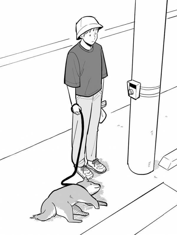 信号待ちをする男性　足元を見ると？「笑いました」「うちもたまにやる」