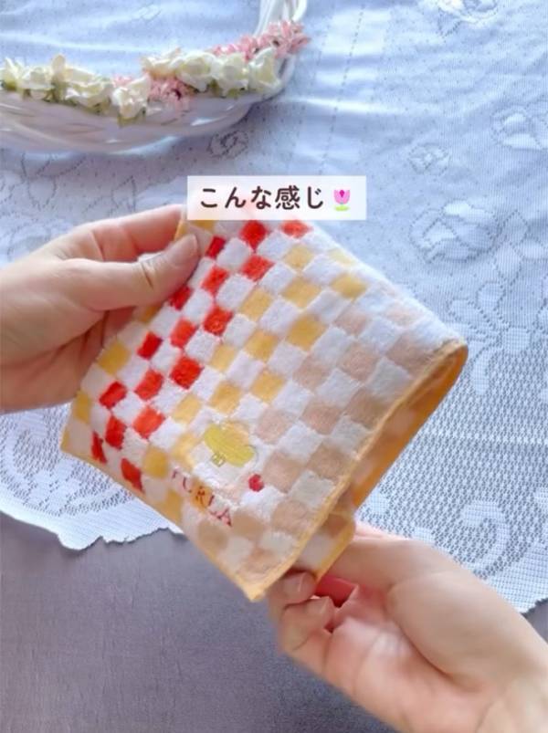 ハンカチが余っていたらやってみて！　出先で助かる『手作りアイテム』に「何個も作っておく！」