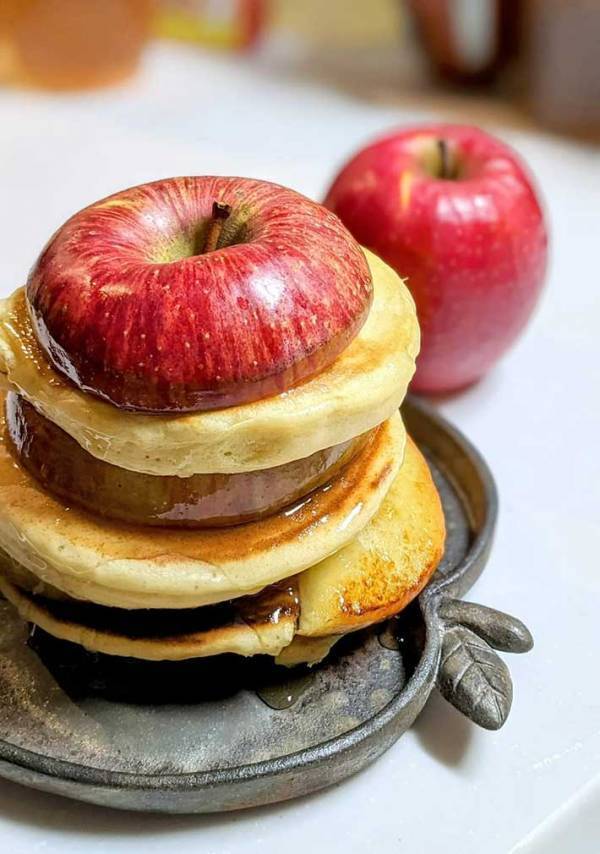 輪切りにしたリンゴにはさんだものは…　農家おすすめの食べ方に「やってみたい！」