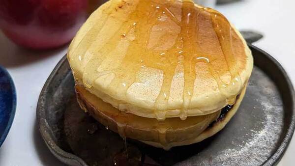 輪切りにしたリンゴにはさんだものは…　農家おすすめの食べ方に「やってみたい！」