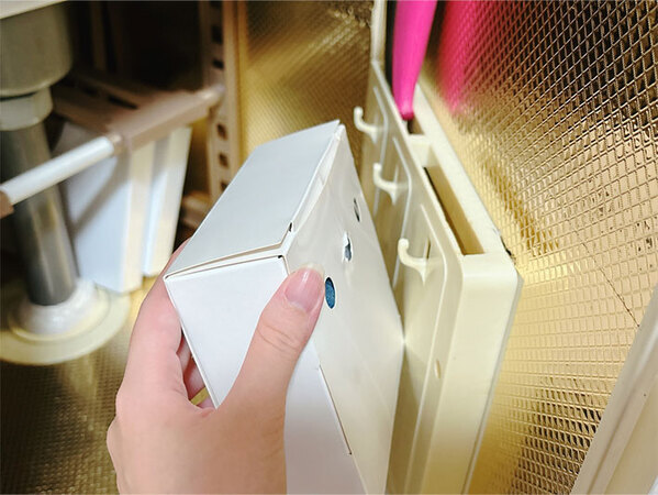 キッチンの水切りネット、どうやって保管してる？　ダイソーで見つけたのは…