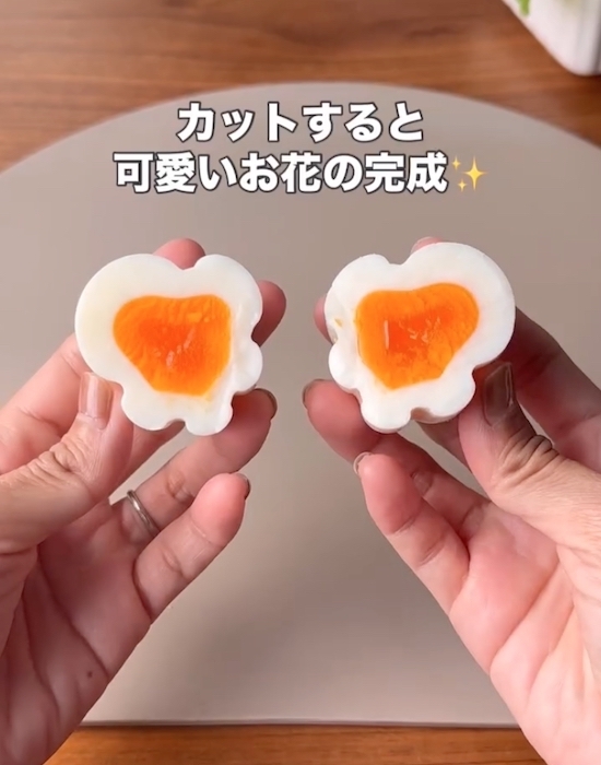 ライスペーパーの上に『黄身』をのせて焼くと？　焼き上がりに「面白すぎ」「試したい！」