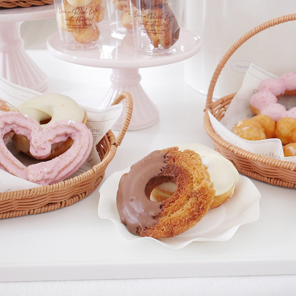 「揚げる前のドーナツもかわいいな」　その後の写真に「驚いた」「すごいとしか言いようがない」