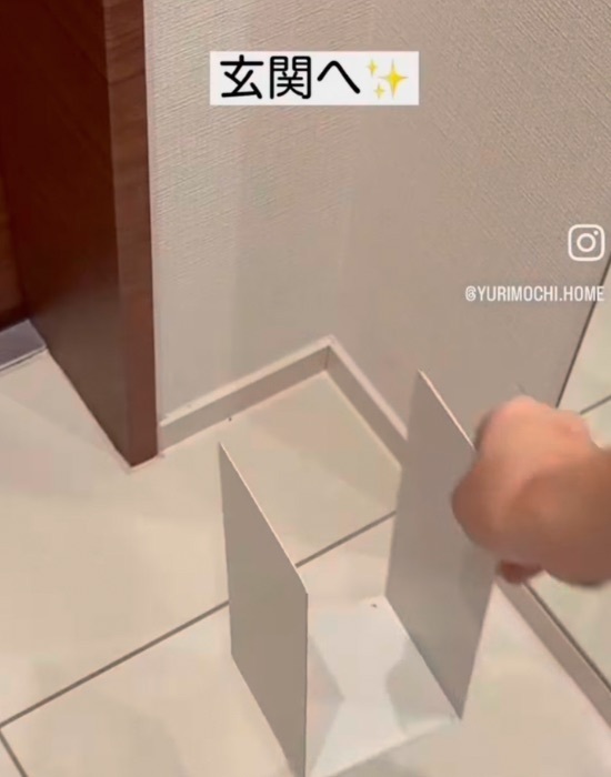 ごちゃつく玄関が一変！　意外な収納術に「真似したい」「参考になる」