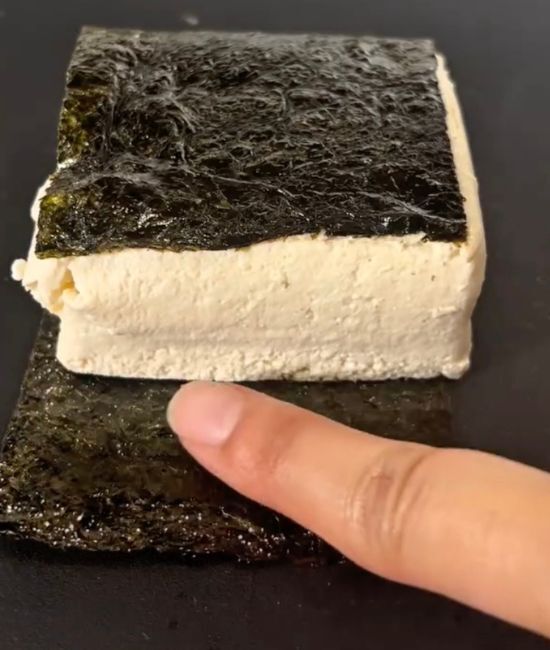 焼きのりと豆腐だけ？　まさかの変身に「びっくり」「おいしそう」