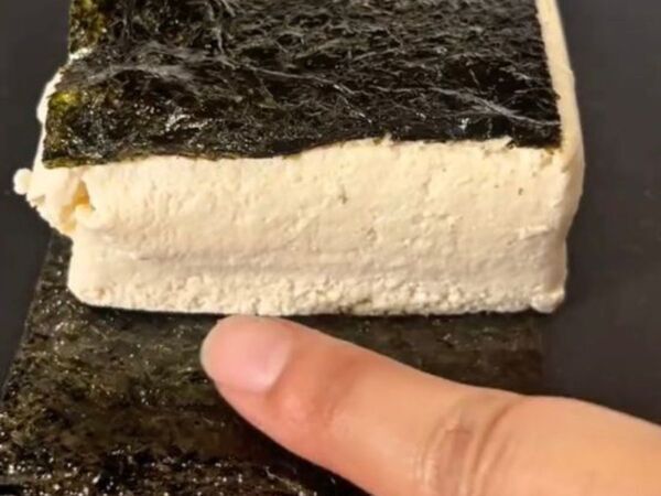 焼きのりと豆腐だけ？　まさかの変身に「びっくり」「おいしそう」