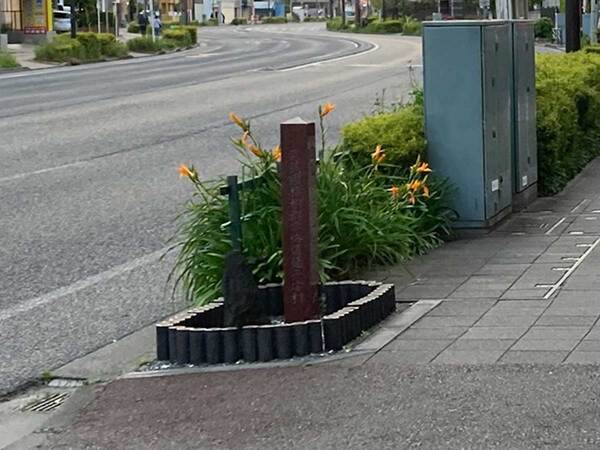 歩道にポツンと建てられた石碑　よく見ると…「なんだって！」「知らなかった」
