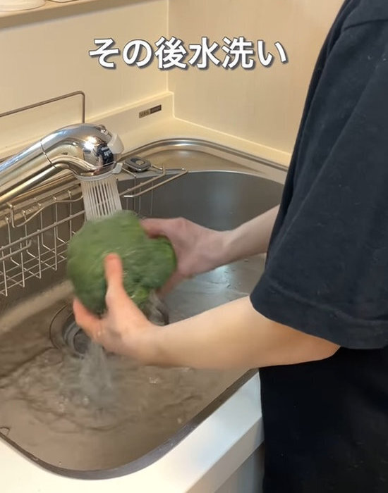 ブロッコリーをお湯につけたら…　出てきたものに「ゾッ」