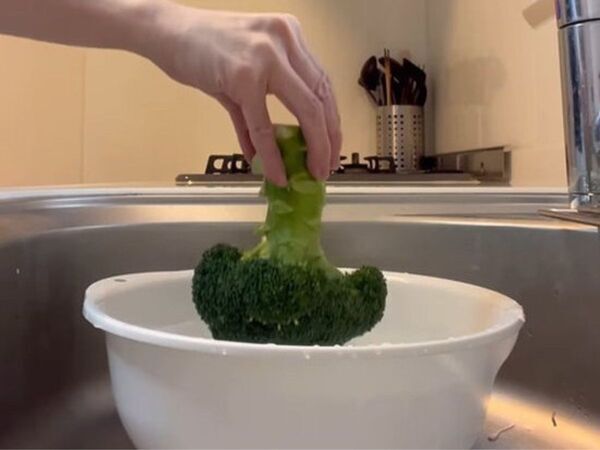 ブロッコリーをお湯につけたら…　出てきたものに「ゾッ」