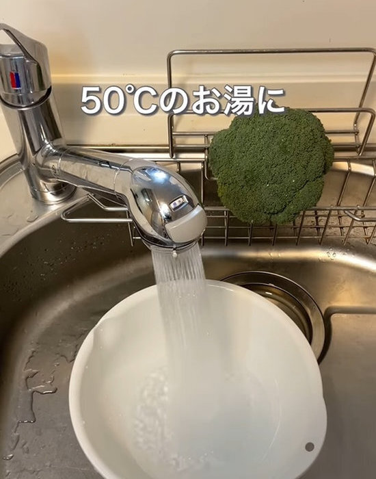 ブロッコリーをお湯につけたら…　出てきたものに「ゾッ」