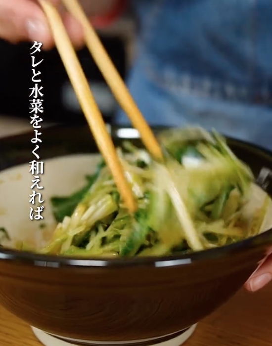 「こんな食べ方あるの？」　水菜×和がらしの新レシピに「目からウロコ」「すぐ作る」