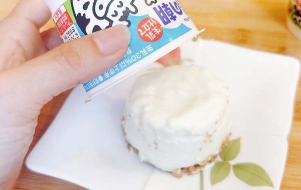 調理時間５分！　ヨーグルトを使ったチーズケーキに「ほっぺた落ちそう！」