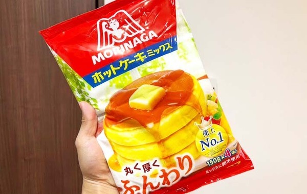 「モチモチ！」「牛乳いらず」　ホットケーキミックスに混ぜたのは…？