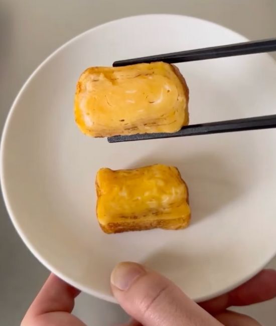 卵焼きに片栗粉を混ぜたら？　冷凍後の姿に「感動した」「もう戻れない」