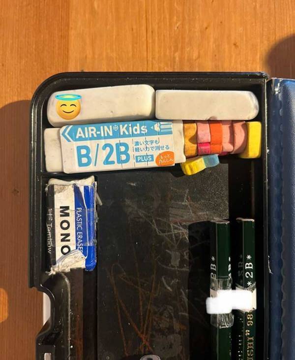 「小２男児よ教えてくれ」　筆箱を開けると…父親の投稿に「分かる」「あるあるですね」