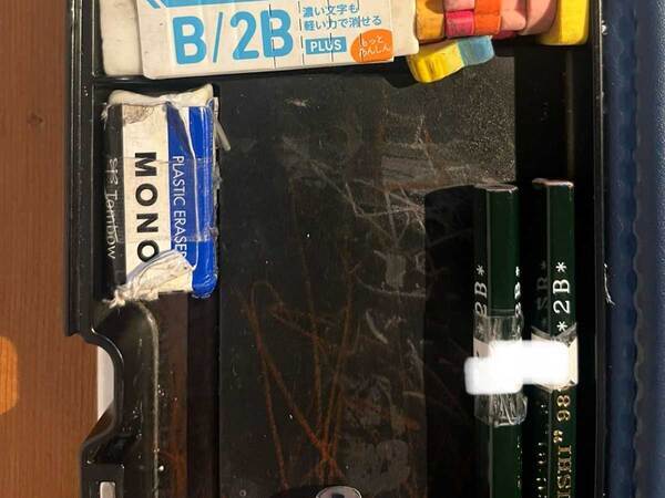 「小２男児よ教えてくれ」　筆箱を開けると…父親の投稿に「分かる」「あるあるですね」