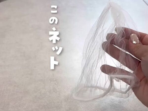 ヘアブラシに排水ネットをかぶせたら？　その後の使い道に「感動した」「毎日使う」
