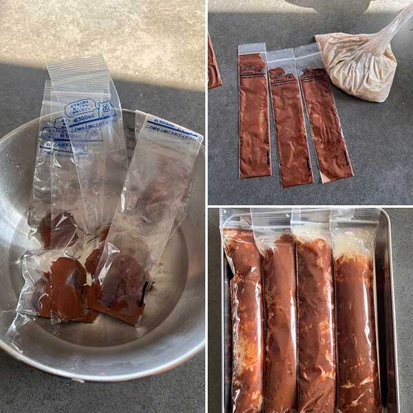 セリアで買ったチャック袋に、入れたのは…　アイディアに「天才現る」