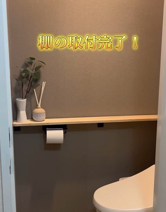 「壁に穴は開けてないんです」　驚きのDIY術に「こんな棚私も作りたい！」
