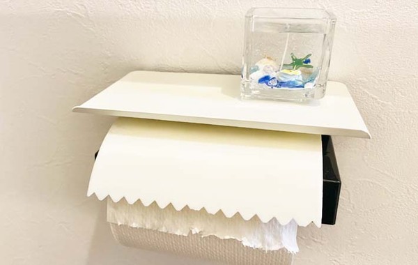 スリコで見つけた『便利グッズ』　ペーパーホルダーの上に付けると…？