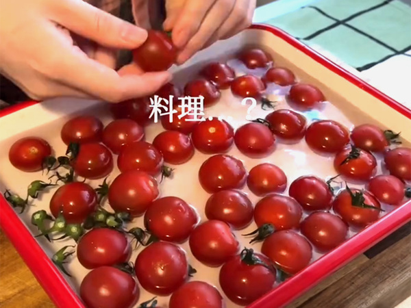 ミニトマトを冷凍してみて！　完成したものに「初めて知った」「おいしそう」