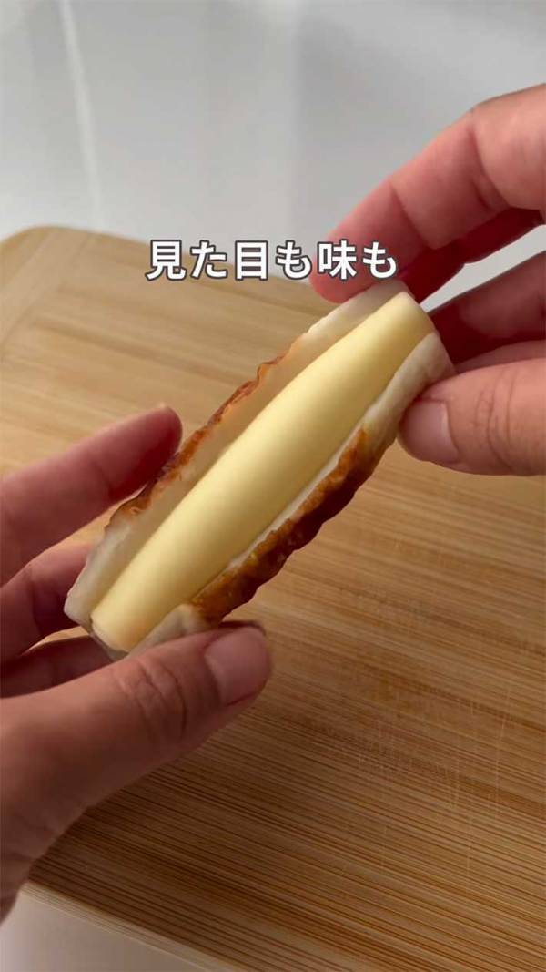 ちくわにチーズを挟んで、さらにその上から…　一品に「絶対にウマい」「やります」