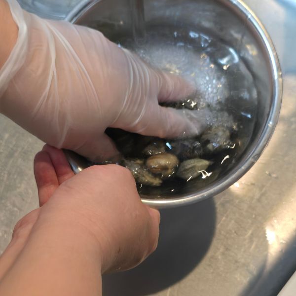 お湯にアサリを浸けたら？　１０分後の変化に「覚えておく」「やってみる」