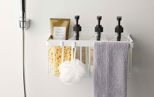 「さすが山崎実業！」「お風呂場が一気に片付いた」　『浴室の収納が足りない問題』はこれで解決できる！