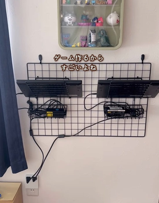 タブレットの定位置ができた！　壁面活用に「すぐ真似する」「今日やります」