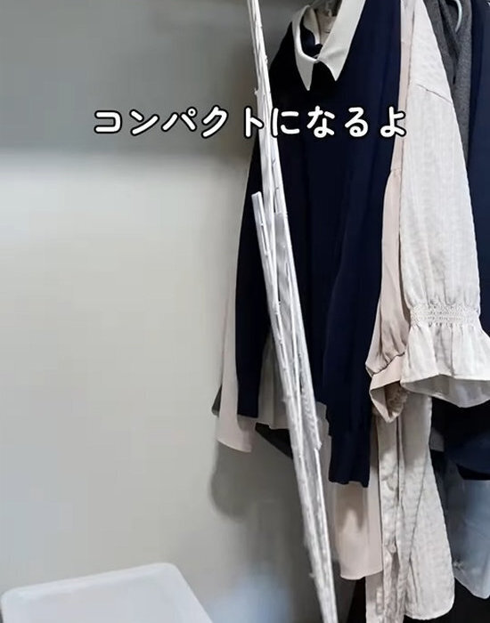 「クローゼットがごちゃ付く…」　１００均の棚アイデアに「最高すぎ」「真似する」