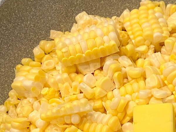 トウモロコシ、ゆでるのではなく…「間違いない」「もう５回作った」