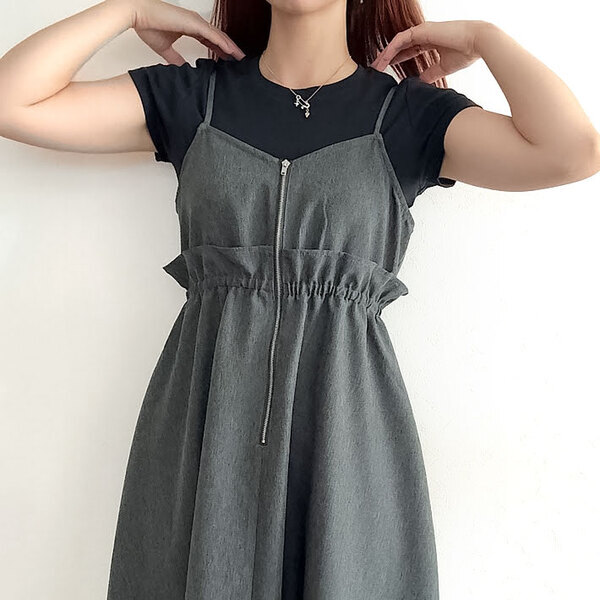 大人がしまむらに惚れ直す　『ツイルジップワンピース』に「想像以上だった」