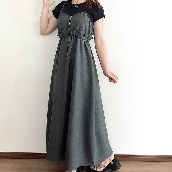 大人がしまむらに惚れ直す　『ツイルジップワンピース』に「想像以上だった」