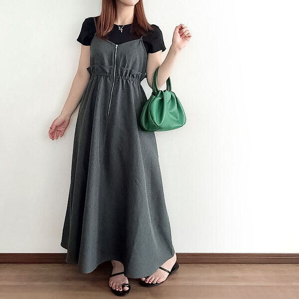 大人がしまむらに惚れ直す　『ツイルジップワンピース』に「想像以上だった」